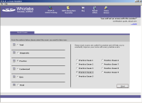 The main menu